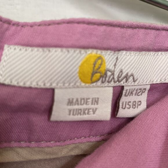 Boden khaki mini skirt. Size 8P - Picture 2 of 4